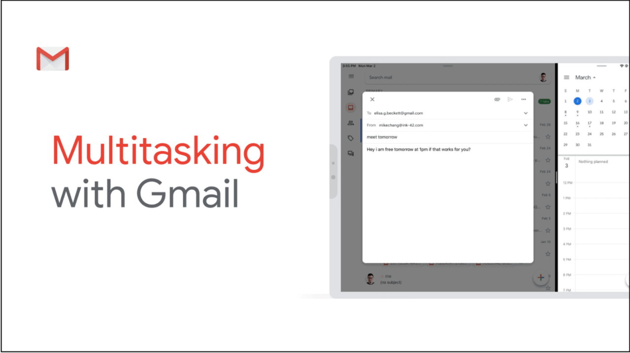 Gmail Split View