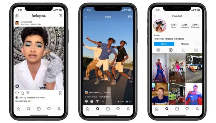 Facebook test Instagram Reels