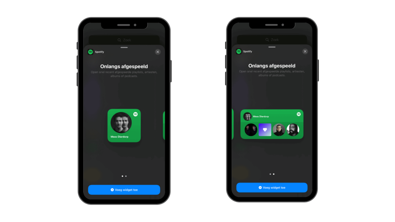 Spotify widget iOS 14