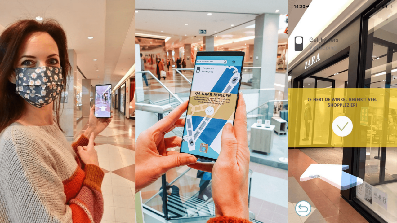 Navigatie AR wijnegem shopping