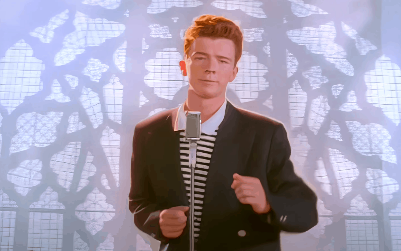 Rickroll 4K Rick Astley meme