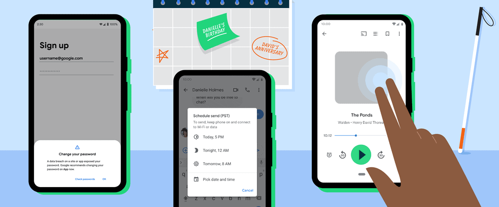 Google Android updates lente 2021