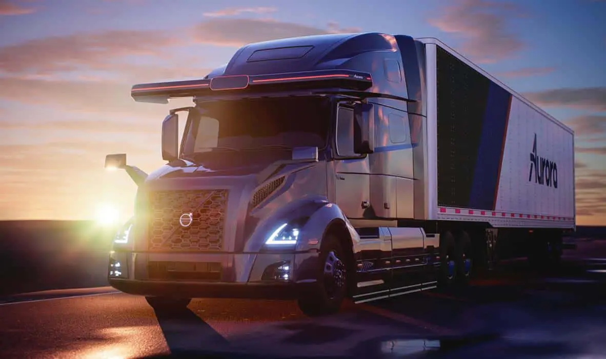Aurora zelfrijdende trucks Volvo