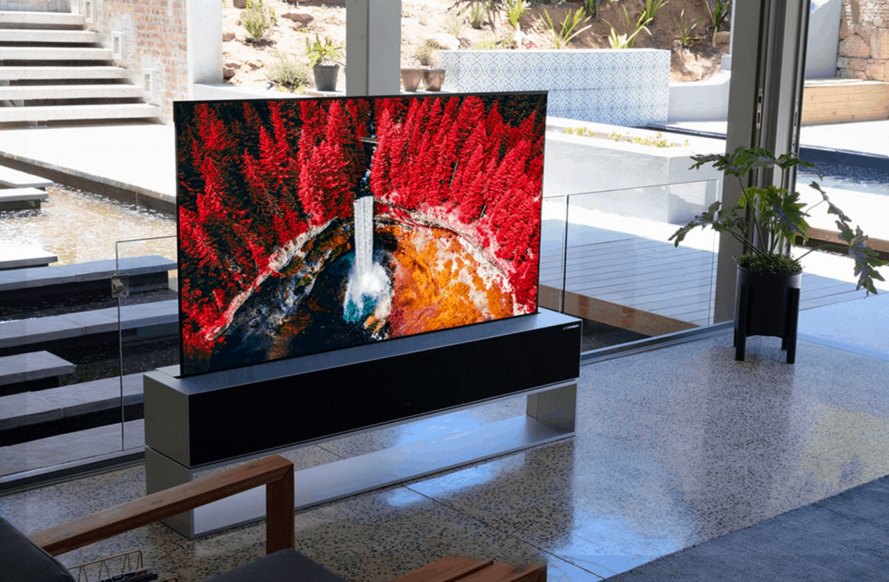 LG 4K R oprolbare tv