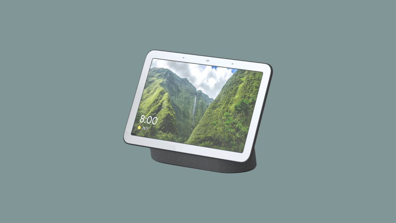 Google Nest Hub toetsenbord