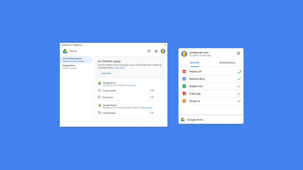Google Drive-app desktop