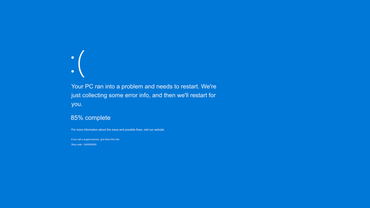 Blue Screen of Death