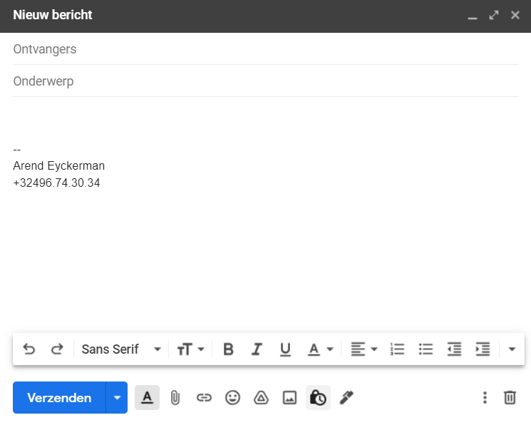 Gmail vertrouwelijke emails