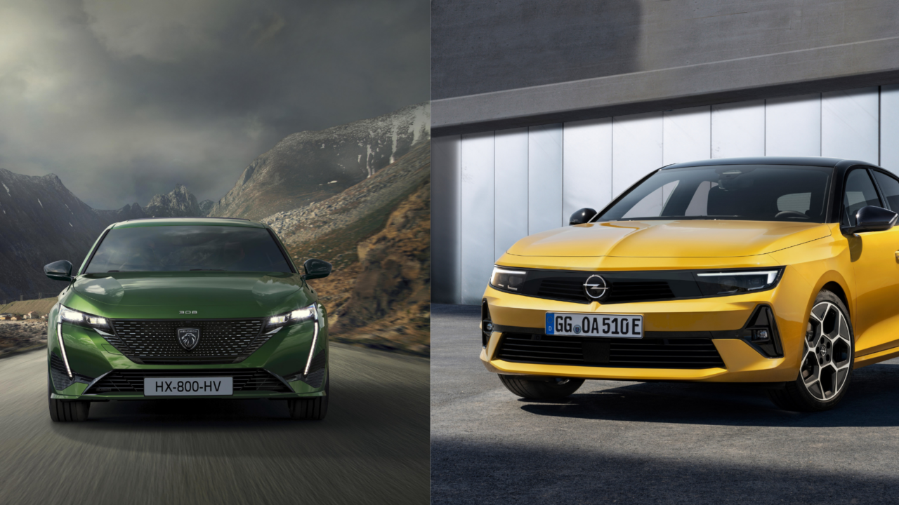 Opel Astra-e Peugeot E-308