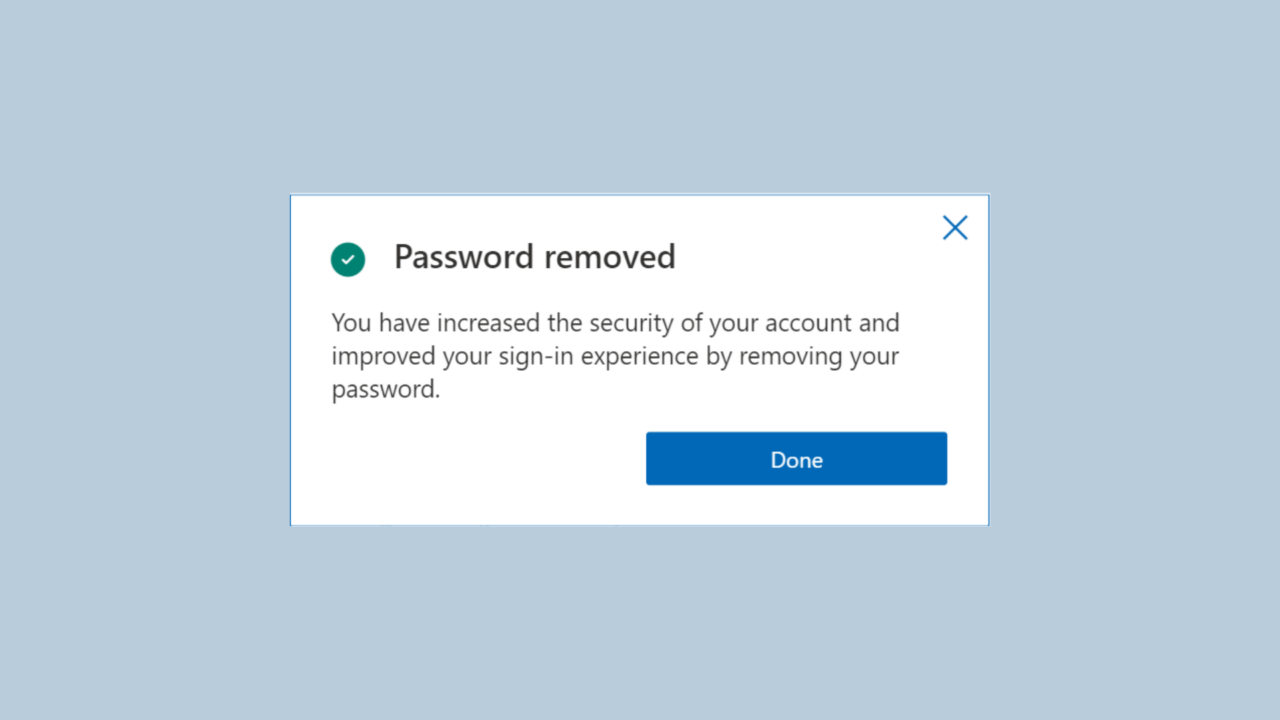 Microsoft Account wachtwoordloos 2