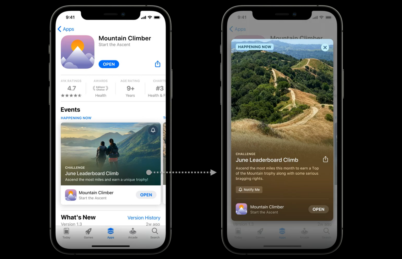 App Store in-app events