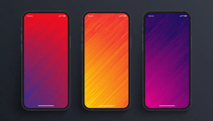 screensaver op smartphone