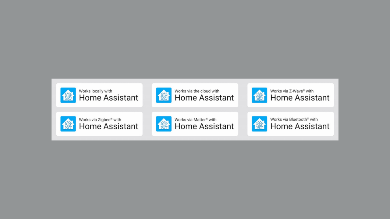 Home Assistant logo label keurmerk