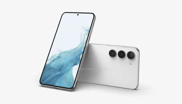 Samsung Galaxy S23 render gelekt