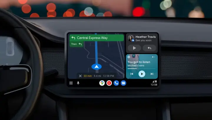 Google Maps op Android Auto