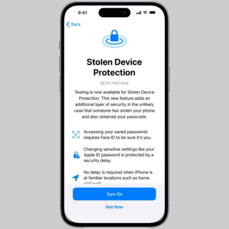 Bescherming voor gestolen apparaat