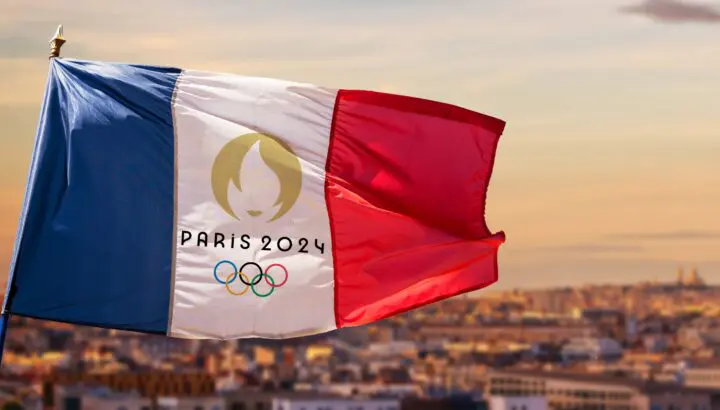 vlag olympische spelen parijs