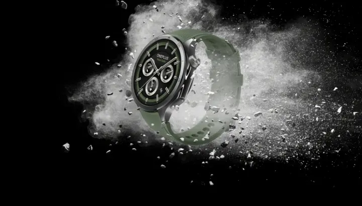 OnePlus Watch 3 promotiebeeld groen