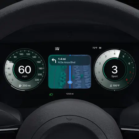 Apple CarPlay Ultra klokkentellers