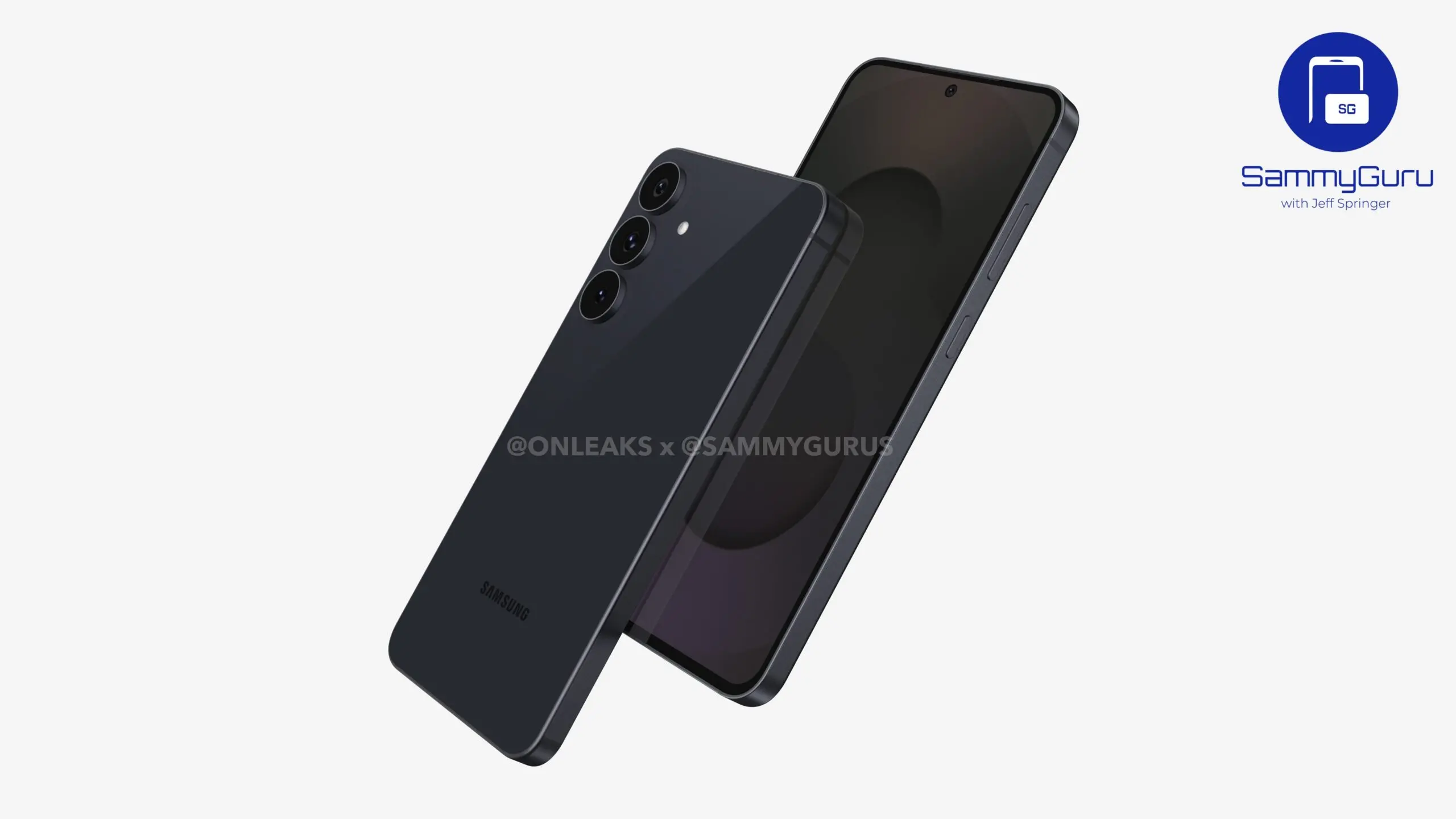 Samsung Galaxy S25 FE render rechtop