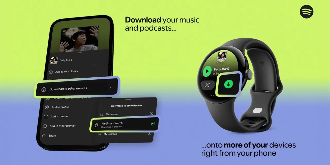 Spotify muziek downloaden op afstand