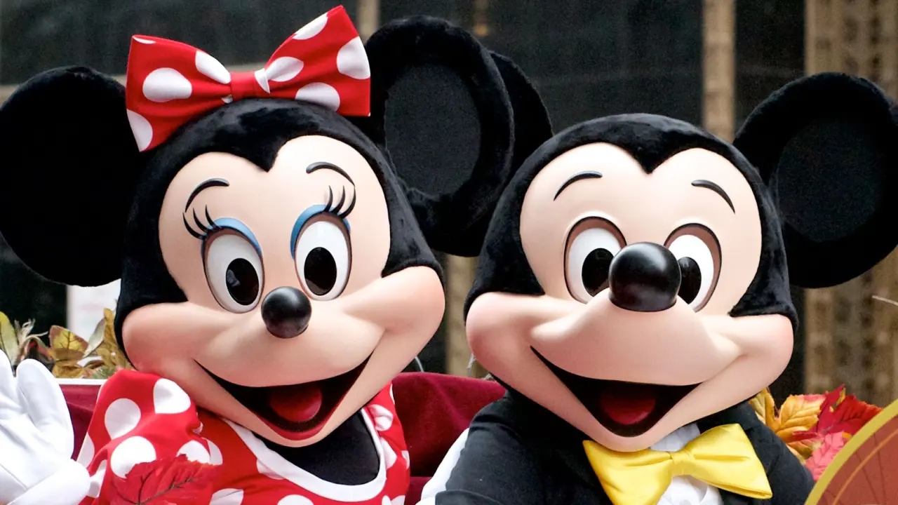 Minnie and Mickey Mouse
