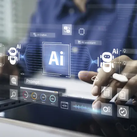 AI laptop computer interface