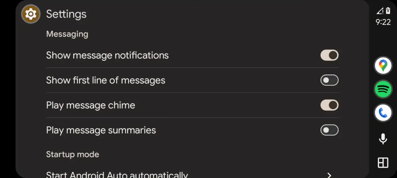 Android Auto nieuwe themakleuren