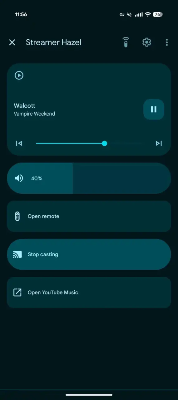 Google Home nieuwe mediabediening