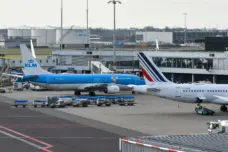 KLM vliegtuig op Schiphol