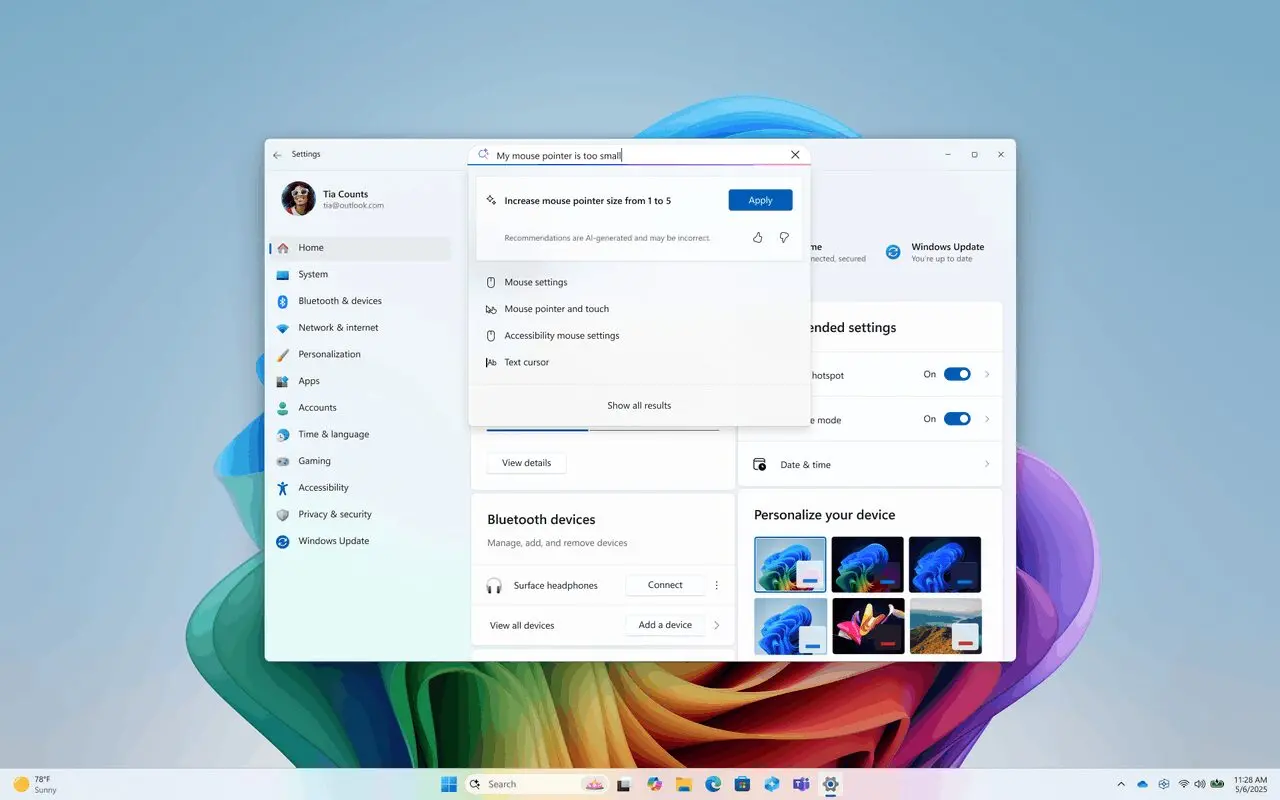 Windows 11 AI-agents