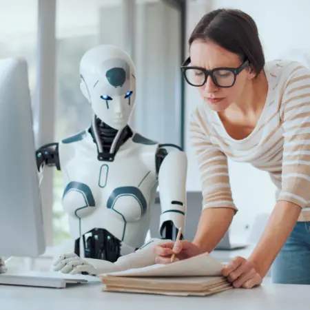ai robot at work