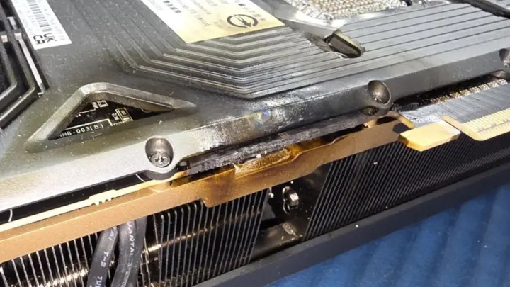 graphics card burn