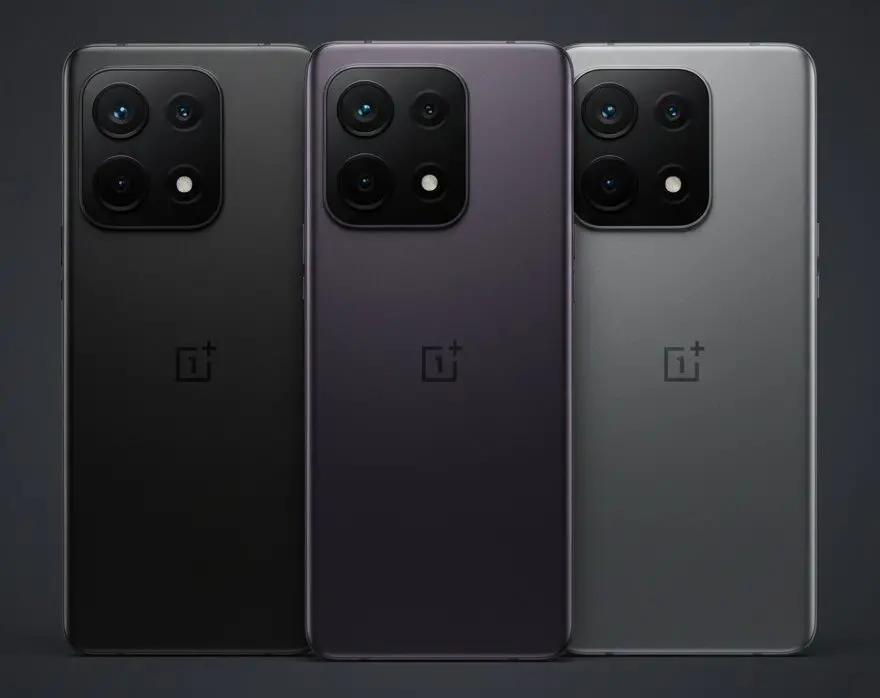 OnePlus 15 render met kleuropties