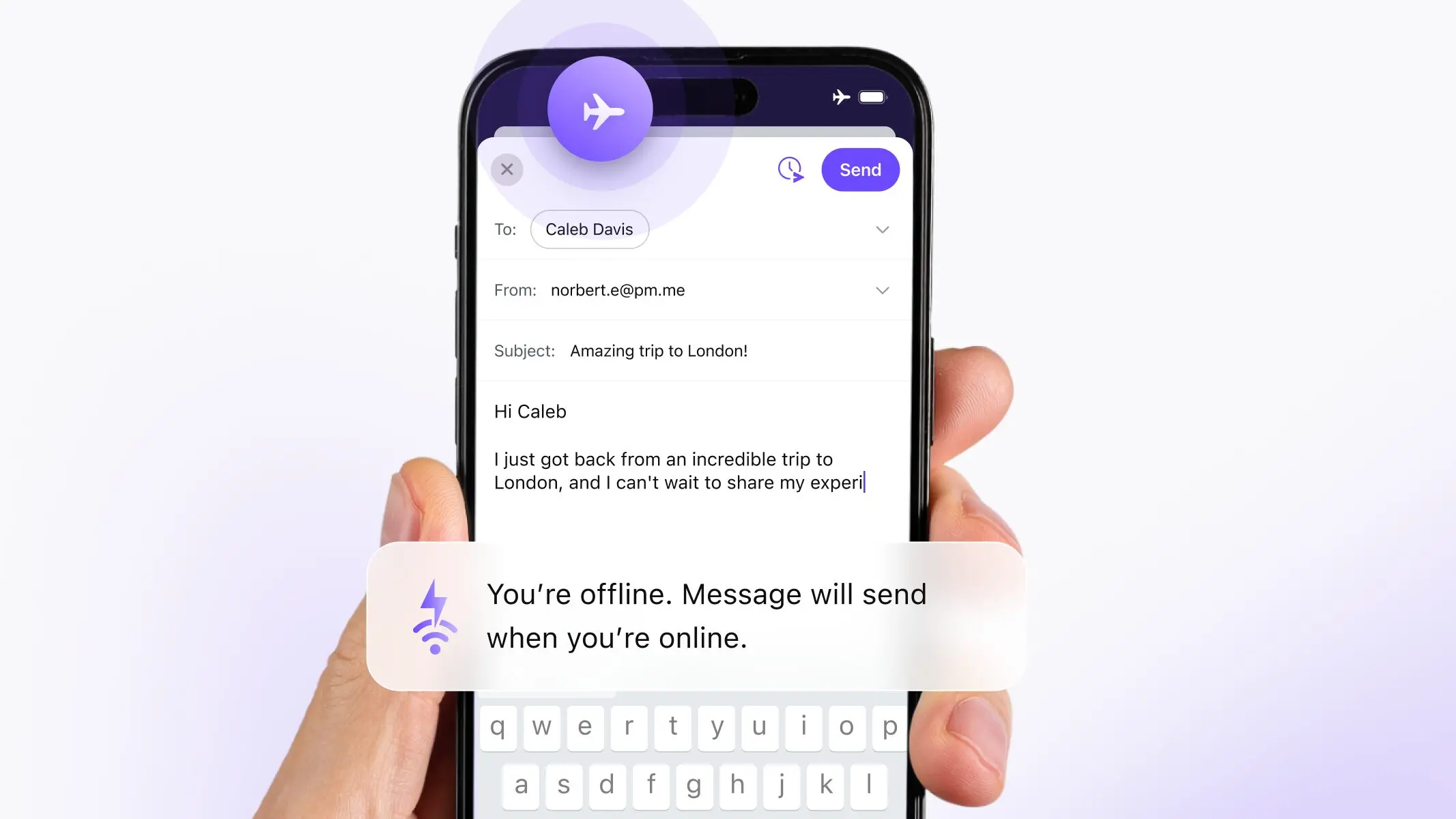 Proton Mail offline modus