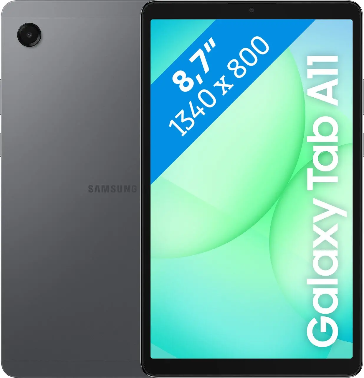 Samsung Galaxy Tab A11 donkergrijs