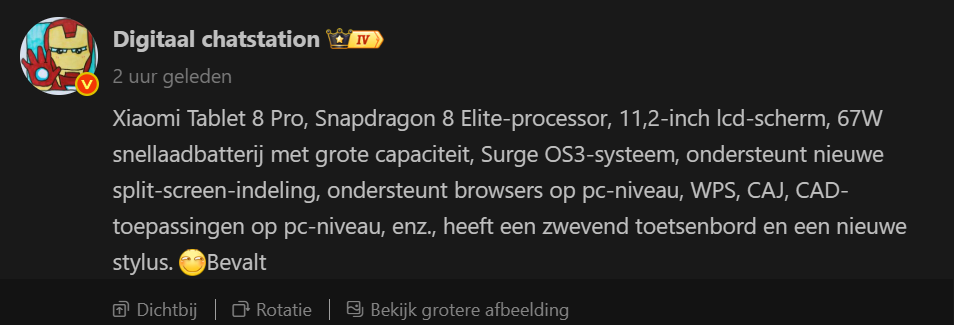 Xiaomi Pad 8 Pro gerucht