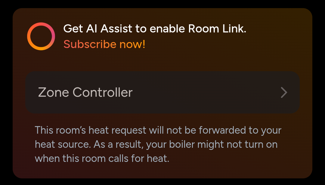 AI Assist uitleg in Tado-app