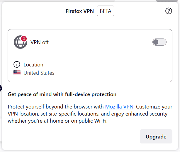 Firefox VPN