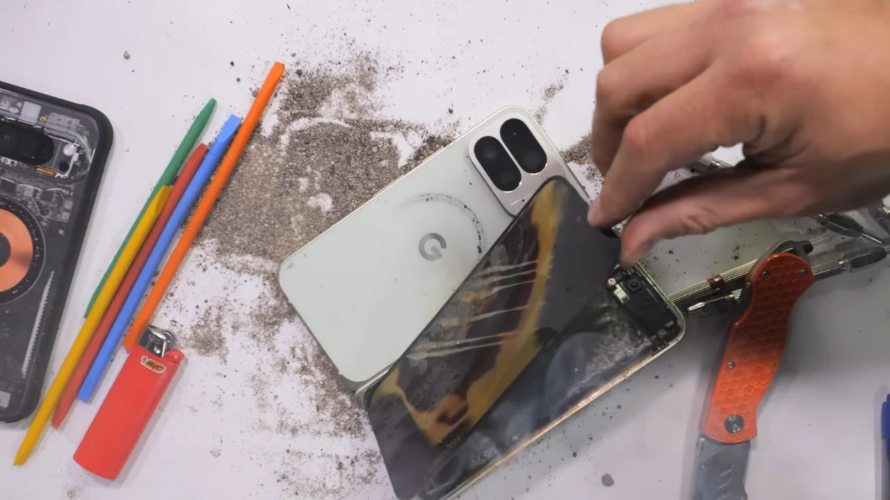 Google Pixel 10 Pro Fold marteltest