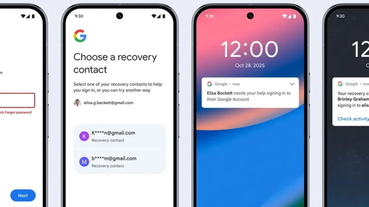 google recovery contact