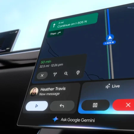 Android Auto met Gemini