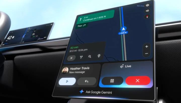 Android Auto met Gemini