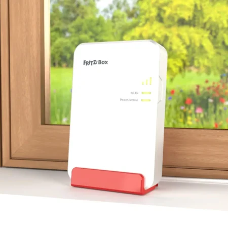 FRITZ!Box 6860 5G bij het raam