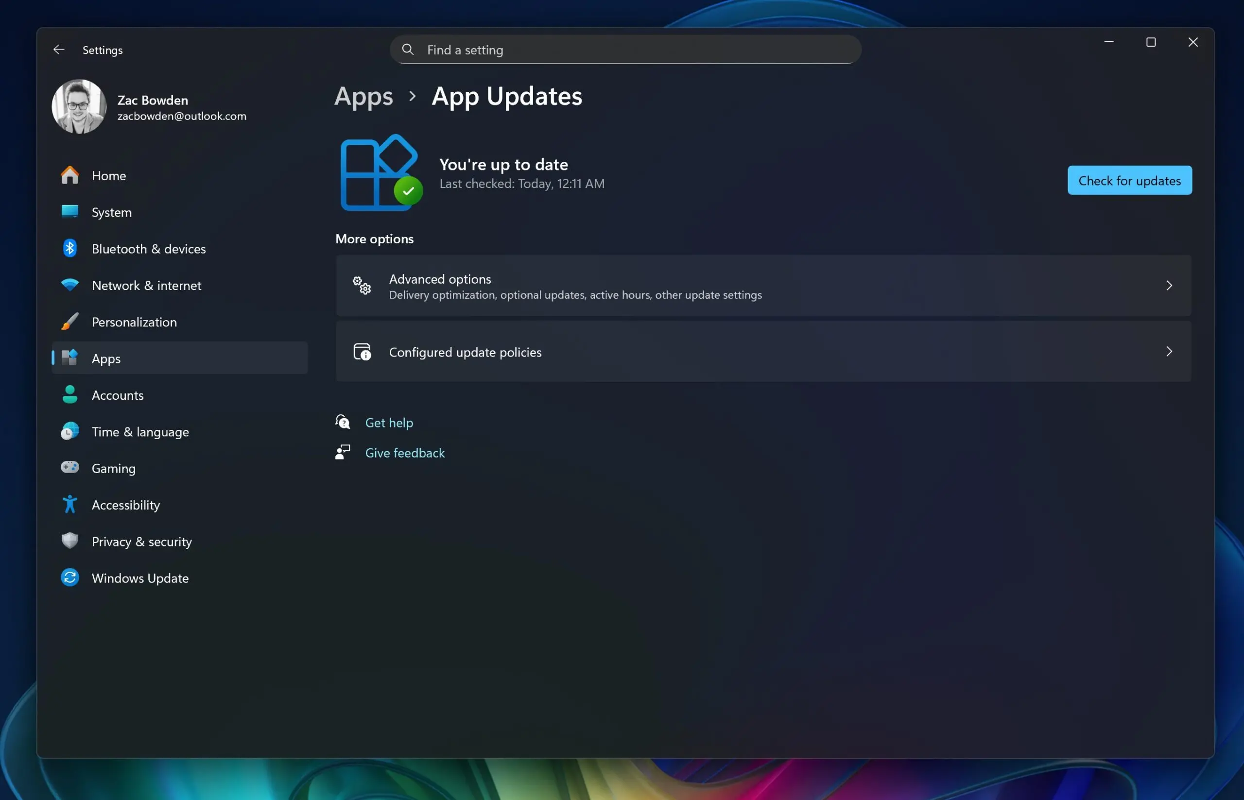 Windows app-updates