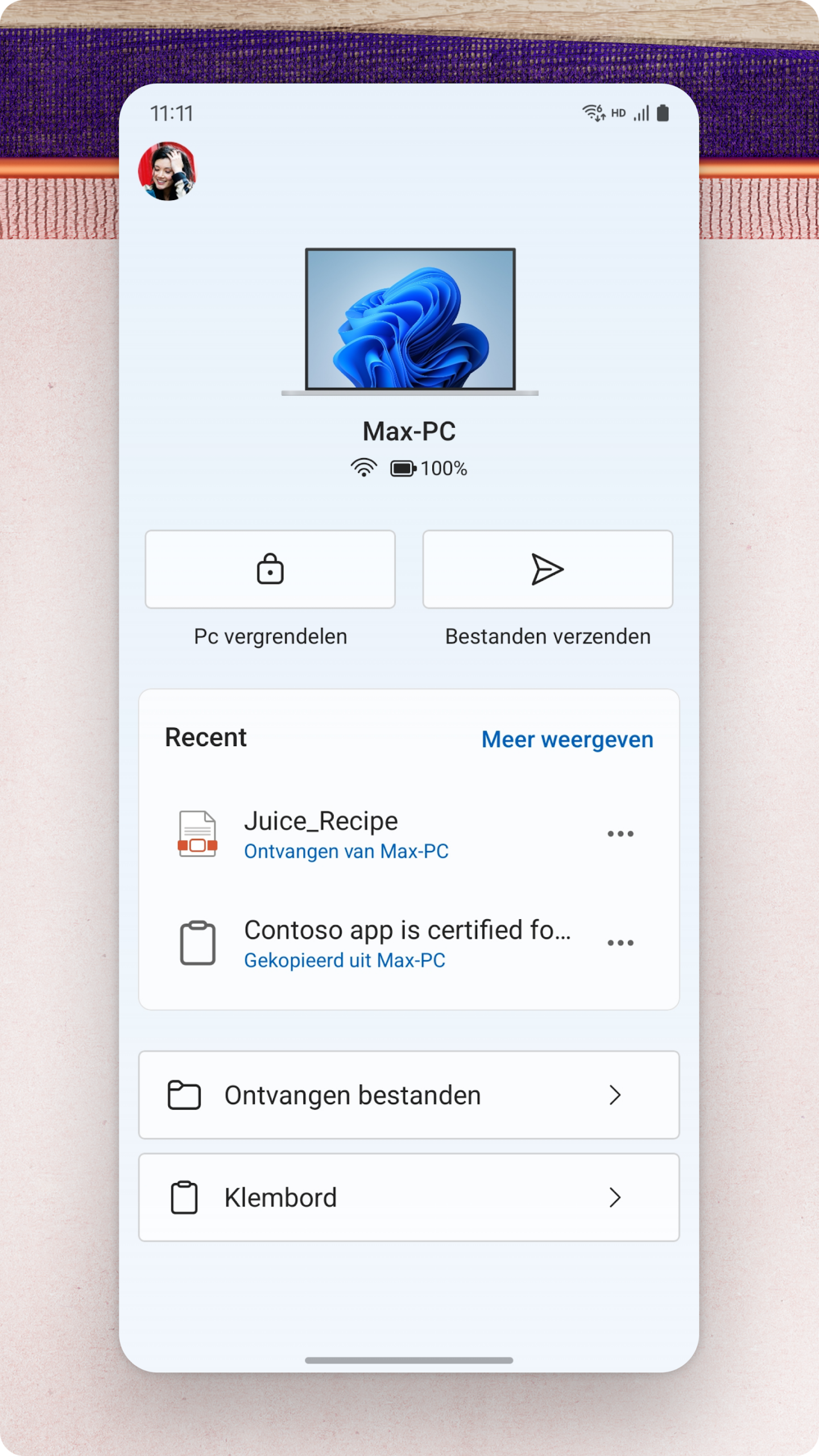 Koppelen met Windows nieuwe functies