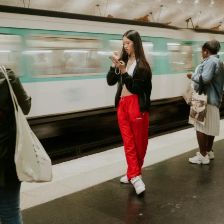 Openbaarvervoersmodus Android telefoon