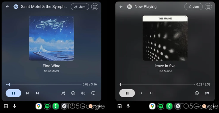 Android Auto nieuwe mediabediening