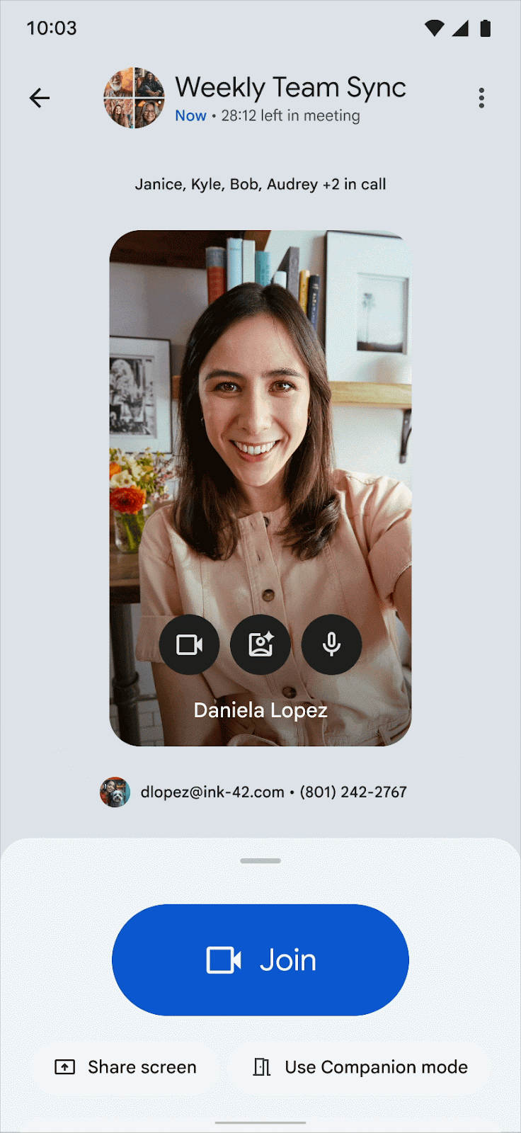 google meet detection companion mode