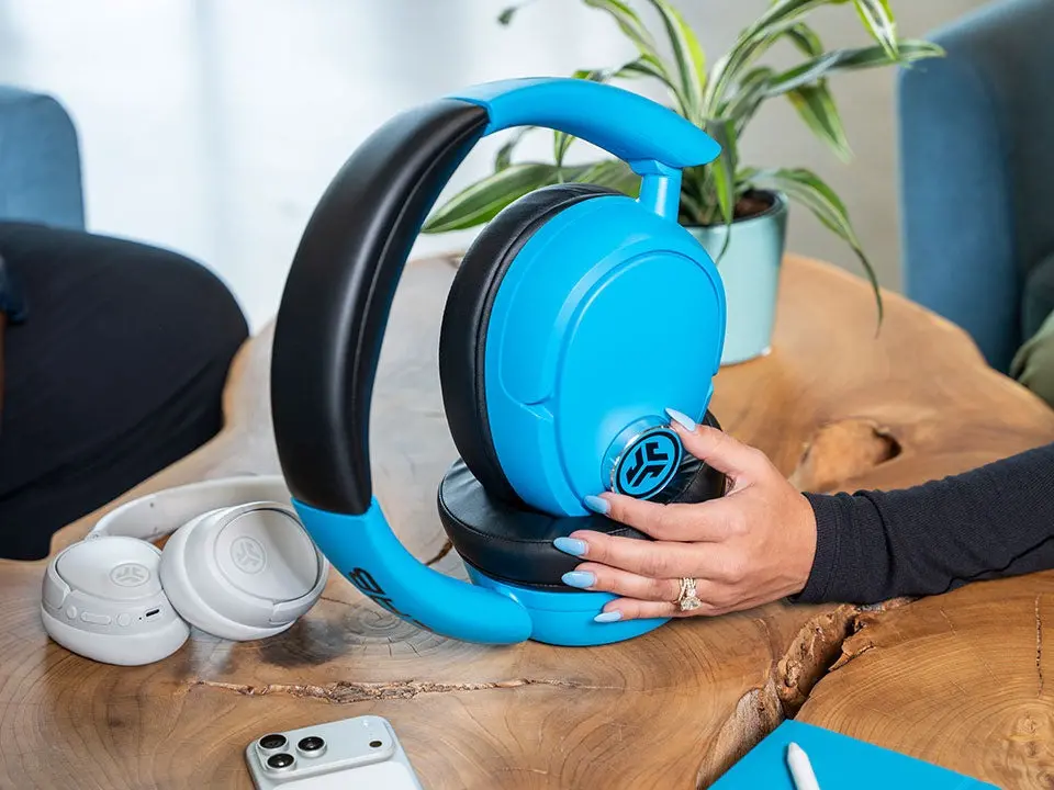 JLab Blue XL Speaker Headphones